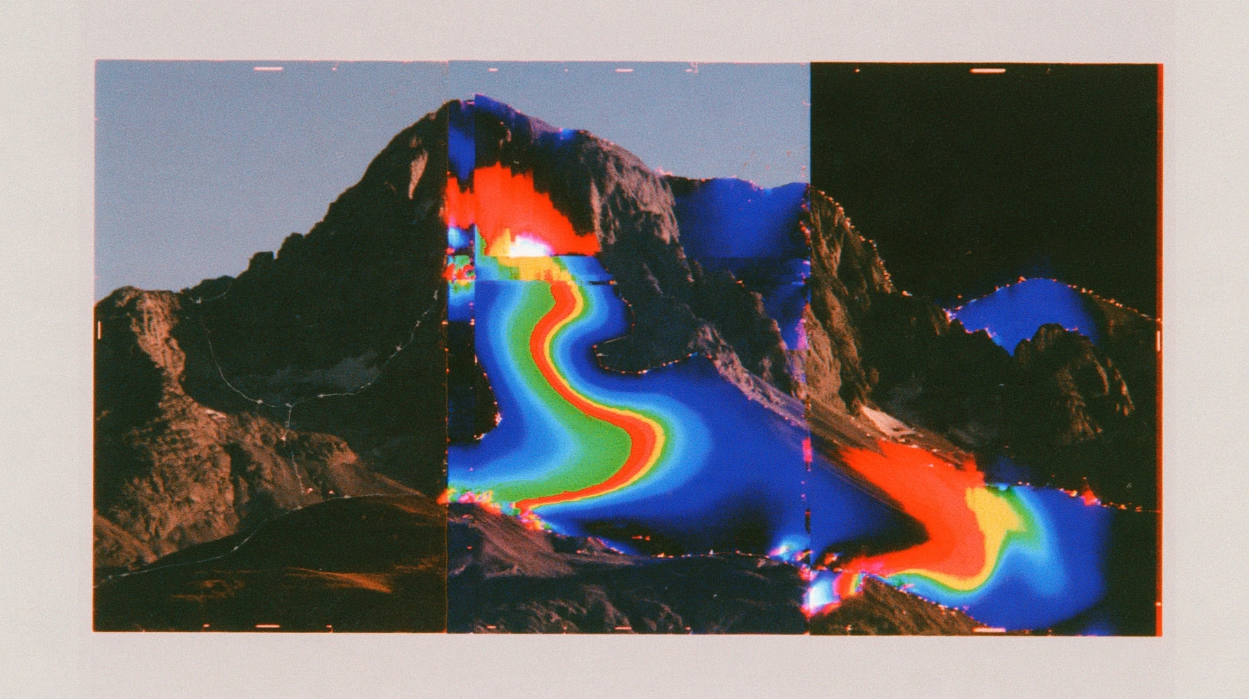 AIGC — 129 · 山体与色谱视觉实验
